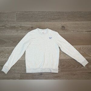 Reebok Gray Crewneck Sweatshirt Women’s Small S Embroidered Logo